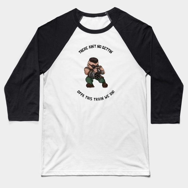 Final Fantasy 7 Barret Wallace quote Baseball T-Shirt by Gamers Utopia